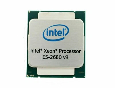 Intel® Xeon® Processor E5-2680 v3 12 Core 30M Cache, 2.50GHz Turbo 3.30GHz SR1XP - Image 1 of 2