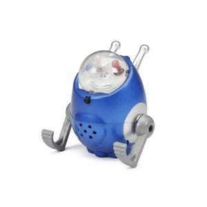 New Bright Toys Giggle Bots Wacky Wobbler w/ Removable Dangle Clip - Blue - Picture 1 of 4
