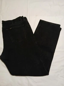 Men's Lee Regular Fit Straight Black Jeans Size 40X32 - Picture 1 of 10