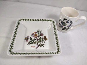 Vtg PORTMEIRON BOTANIC GARDEN Bowel & Mug Susan Willams-Ellis - Picture 1 of 19