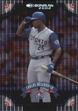 2002 (BLUE JAYS) Donruss Stat Line Career #21 Carlos Delgado/281