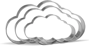 Cloud Set Tagliabiscotti 4,73,93 3 Pezzi Acciaio Inox - Foto 1 di 3