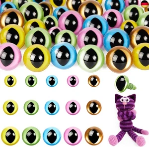 160 Stück Sicherheitsaugen für Häkeltiere mit Unterlegscheiben, 12-18 mm am - Bild 1 von 7