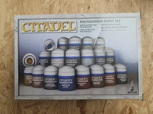 Warhammer Citadel Foundation set de peinture 2006 OOP rare nécron abîme Knarloc - Photo 1/3
