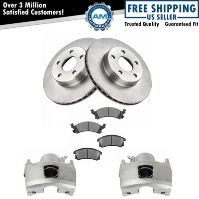 Kit de rotor y pinza de freno de cerámica Posi delanteras para Buick Chevy Pontiac Foto 1 de 4