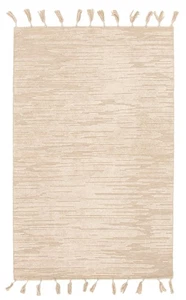 Vintage Hand Woven Traditional Kilim Rug 4'11" x 7'10" Oriental Wool/Silk Carpet - Picture 1 of 9