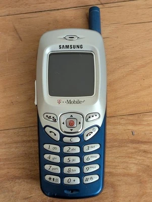 Samsung SGH-C225 - T-Mobile - Blue and Silver (AS-IS) - Image 1 of 4