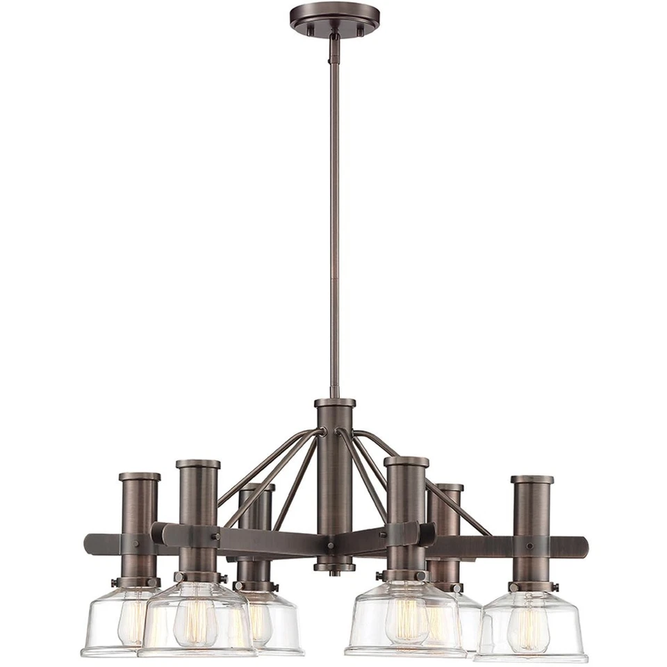 Люстра Designers Fountain 96586-SCB Carson атласная медь бронза - Изображение 1 из 1