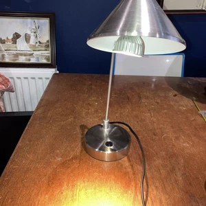 Habitat Vintage Bobby Desk Lamp Silver Adjustable Metal Retro Design - Picture 1 of 5