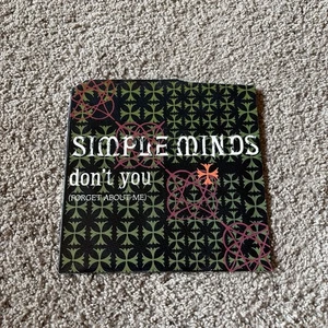 SIMPLE MINDS Don't You Forget About Me / Brass Band In Africa 45 with PicSleeve - Picture 1 of 5