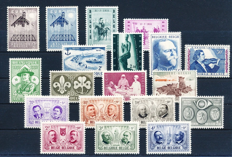 LS57683 Belgium selection of nice stamps fine lot MNH - Image 1 of 1
