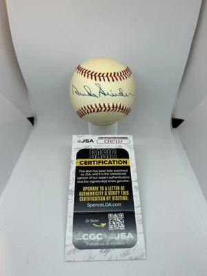 Duke Snider Signed Baseball JSA Certified Autograph Dodgers Auto - Image 1 of 4