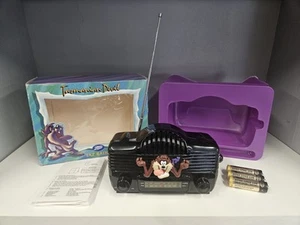 Warner Bros Taz - Tasmainian Devil Transistorradio 1996 AM/FM - BOXED, WORKING - Bild 1 von 17