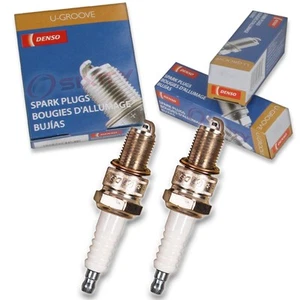2 pc Denso Standard U-Groove Spark Plug for Yamaha XV535 Virago 1987-2000 iy - Picture 1 of 5