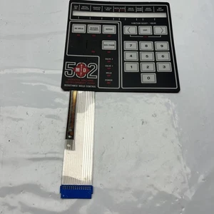 Modern Machine Development Corp MDC 502 Resistance Weld Control Membrane Keypad - Picture 1 of 6