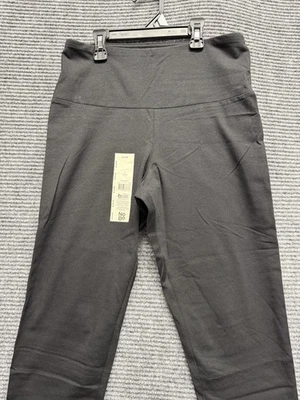 NOBO Better Algodón Negro Hollín ELASTIZADO Tejido CAPRI LEGGING Talla M A0479 Foto 1 de 4