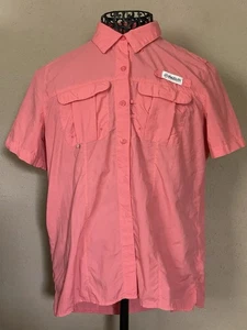 Magellan Shirt Womens M Pink Outdoor Relaxed Fit Vented Fish Gear Laguna Madre - Picture 1 of 13