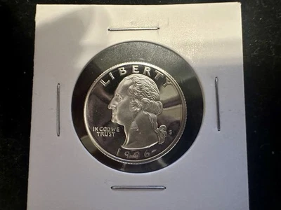 Gem 1996-S Proof Ultra-Cameo Silver Washington Quarter - Free Shipping - Image 1 of 2