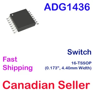 ADG1436 CMOS SPDT Dual 2 Circuit Switch IC 16-TSSOP Analog Devices - Picture 1 of 2