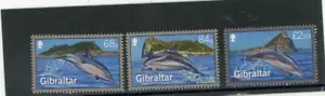 Gibraltar 2014 Whales Fish Scott# 1455-7 Mint LH - Picture 1 of 1