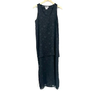 Abito anni 90 Ivan Grundahl Copenhagen danese grunge trasparente slip goffrato look a strati M - Foto 1 di 12