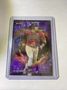 2024 Topps Finest - Rare Purple Refractor #292 Ketel Marte /125 - Picture 1 of 2