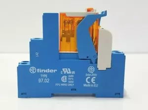 FINDER 46.52.8.110.0040 RELAY AND SOCKET 97.02 - Picture 1 of 11