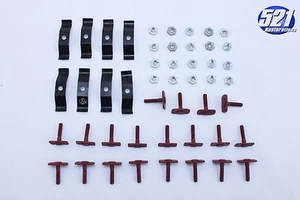 Grill Trim Mounting Fastener Clip Clips Kit Set Fits 68 1968 Dodge Charger Mopar - Imagen 1 de 1