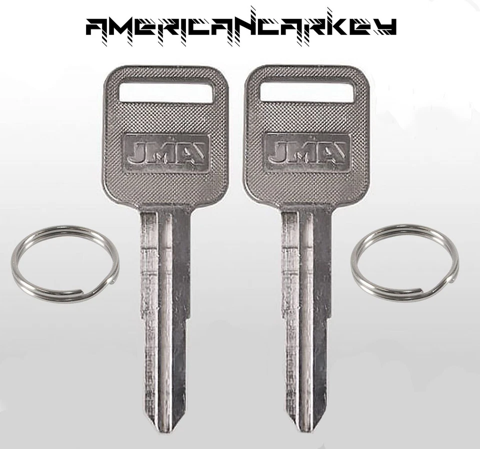 2 New Uncut Replacement Keys For Chevrolet / Geo / Suzuki Vehicles - B69 / X180 - Image 1 of 1