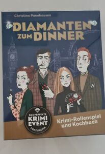 Diamanten zum Dinner - Krimi-Rollenspiel und Kochbuch (NEU)