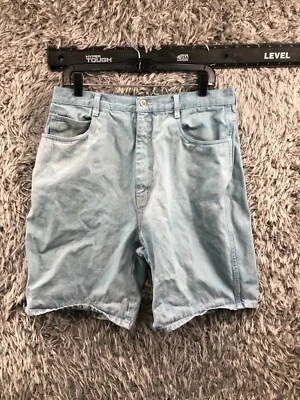 Bermudas Bill Blass para mujer talla 16 tiro alto lavado medio azul Foto 1 de 4