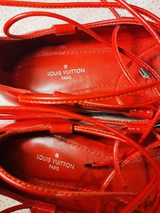 Louis Vuitton Shoes Red Authentic - Picture 1 of 9