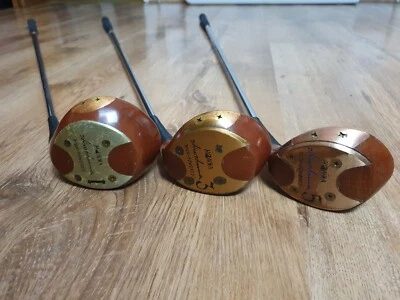 Hiro Honma High Powered Persimmon 1,3,5 Wood Set S - Image 1 of 4