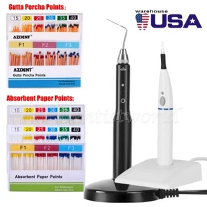 Dental Cordless Gutta Percha Obturation System Heated Pen + 6 Tips & Cutter - Picture 1 of 35