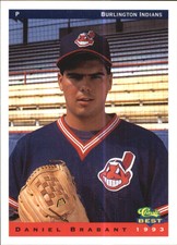 1993 Burlington Indians Classic/Best #5 Daniel Brabant