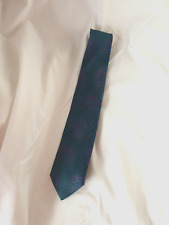 Fendi Krawatte Luxus Grün Lila gemustert Zustand Top