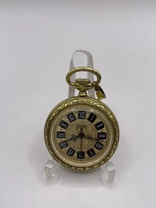Goldene Damentaschenuhr Gama Handaufzug Kal. Otero 840 mit schönem Gehäuse - Bild 1 von 5