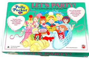 1991 Polly Pocket Let s Party Board Game - - Picture 1 of 12