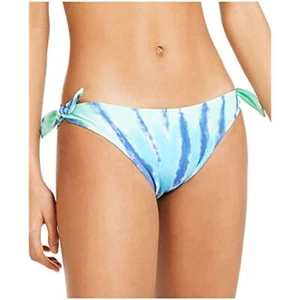Tommy Hilfiger Women's Standard Detailed Bikini Bottom, Green Tie Dye, Small - Picture 1 of 2