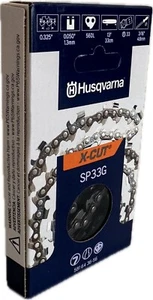 Catena motosega Husqvarna 13" X-Cut SP33G passo 0,325" calibro 0,050" 56DL (Sigillata) - Foto 1 di 8