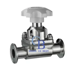 2" Sanitary Stainless Steel 316L Tri-Clamp OD 64mm Diaphragm Valve EPDM Gasket - Picture 1 of 7