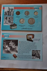 Littleton Coin Company 1950 America Revisited Page 5 COINS - Picture 1 of 18