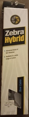 New In Box Zebra Hybrid Bow String Tan/Black 37 1/2" 24 Strands! - Image 1 of 3