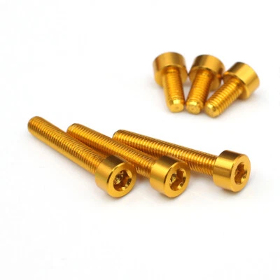 Tornillos de tapa de combustible CNC dorados para Triumph Daytona 675 / R 06-13 12 11 10 09 08 Foto 1 de 4