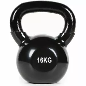 16kg Kugelhantel Kettlebell Gewicht Schaukel Hantel Gusseisen Schwunghantel - Bild 1 von 6
