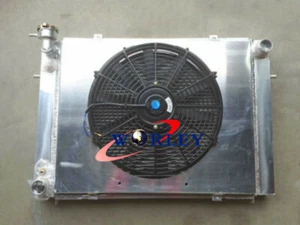 FOR HOLDEN COMMODORE VG VL VN VP VR VS V8 ALUMINUM RADIATOR+FAN SHROUDS+FAN - Picture 1 of 6