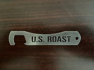 U.S. ROAST COFFEE CO. MARKENFLASCHENÖFFNER - EDELSTAHL FLASCHENÖFFNER - Bild 1 von 3