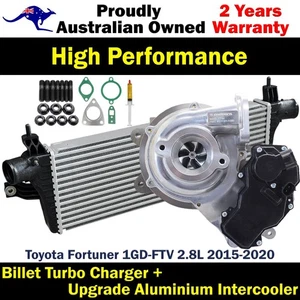 Upgrade Billet Turbo Charger+50mm Intercooler For Toyota Fortuner 1GD-FTV 2.8L - Picture 1 of 11