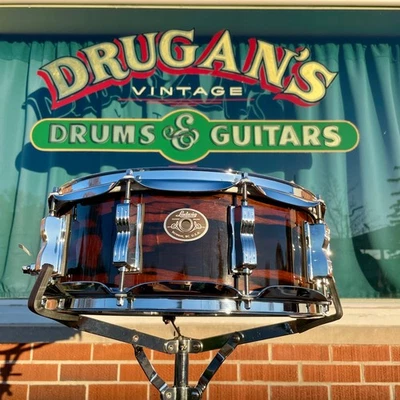 Tarola Ludwig Classic Maple Exotic 5x14 ébano macassar - Imagem 1 de 4