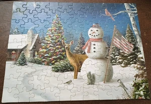 Holiday Series Sparkles in Light 100 Piece Jigsaw Puzzle “Spirit of the Season” - Picture 1 of 4